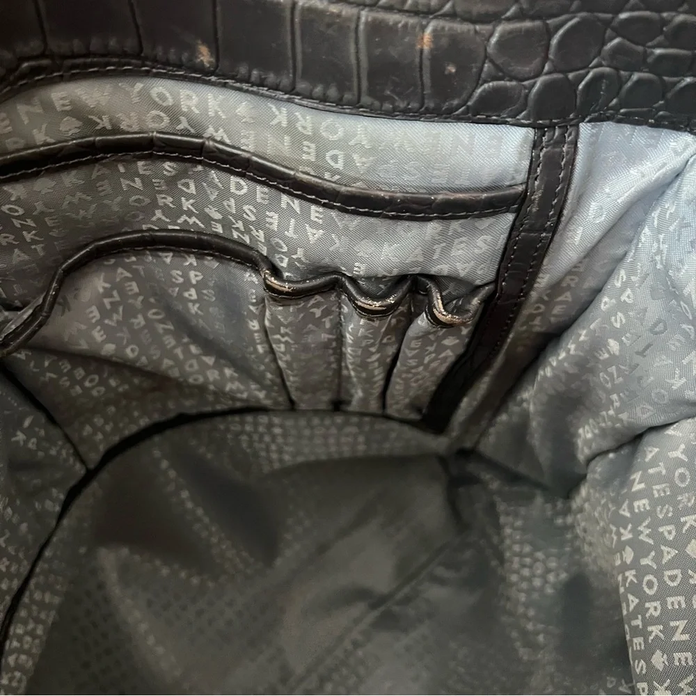 Kate Spade Vanston Croc Embossed Jackson Work Tote/Purse